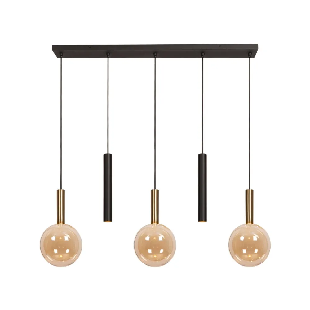 Clearance Lucide Josiane 105cm taklampa Svart