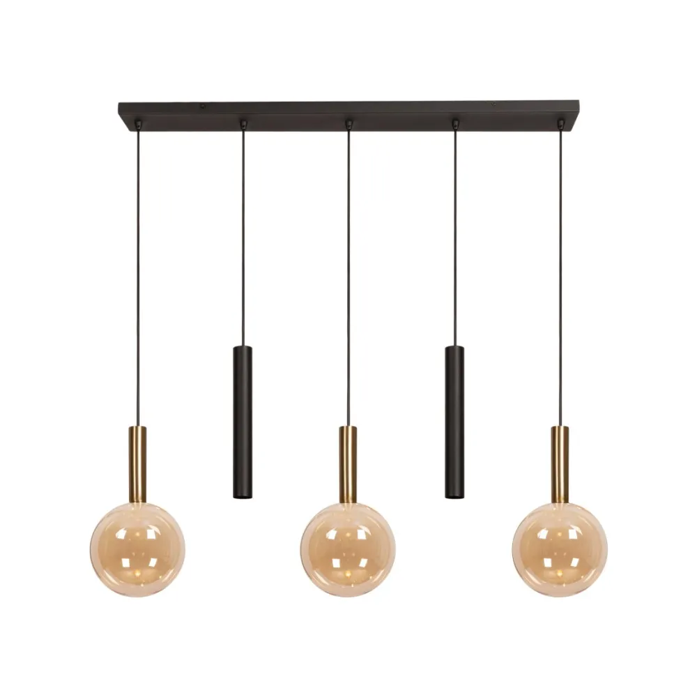 Clearance Lucide Josiane 105cm taklampa Svart