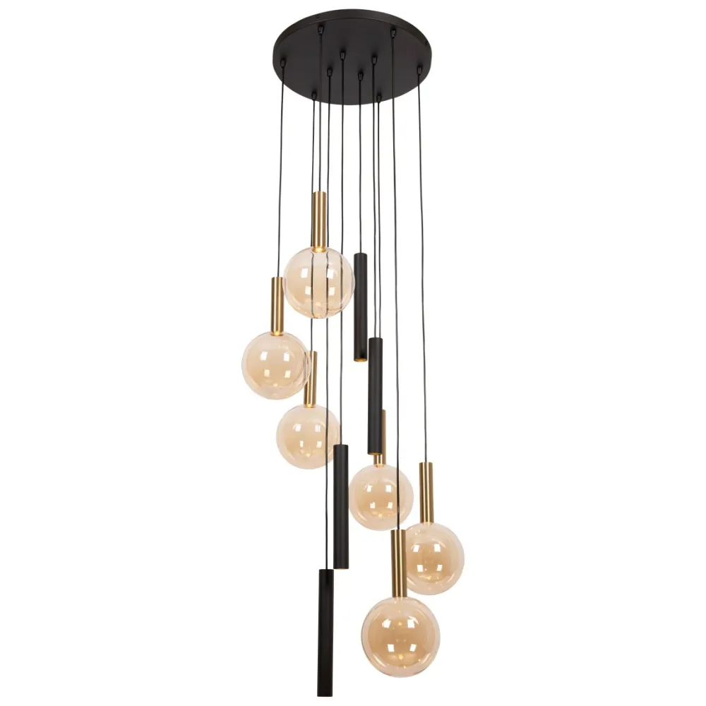 Discount Lucide Josiane Ø55 taklampa Svart