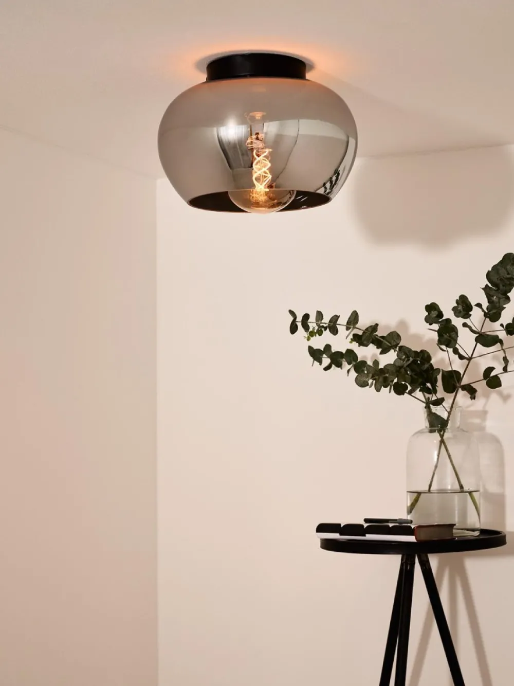 Outlet Lucide Judi Ø30 plafond Rökfärgad