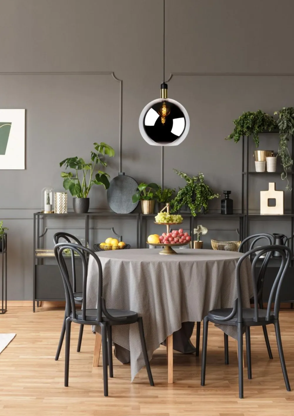 Discount Lucide Julius Ø40 taklampa Rökfärgad
