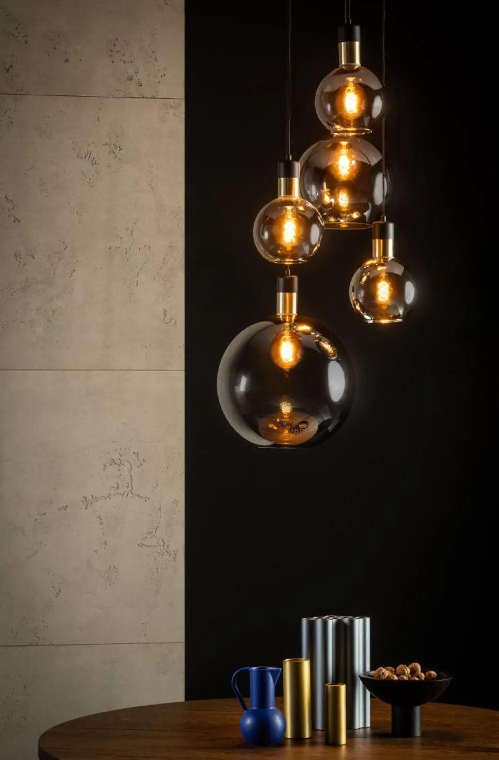 Sale Lucide Julius Ø65 taklampa Rökfärgad