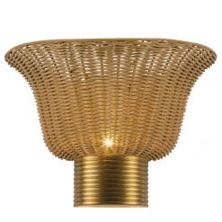 Best Elstead Lighting Kai 25cm vägglampa Natur