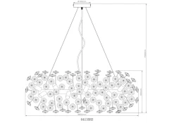 Clearance Globo Lighting Katrina Ø80 kristall