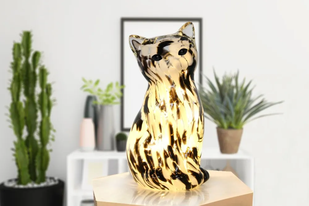 Hot Pixie Design Katt 22cm bordslampa