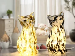 Hot Pixie Design Katt 22cm bordslampa