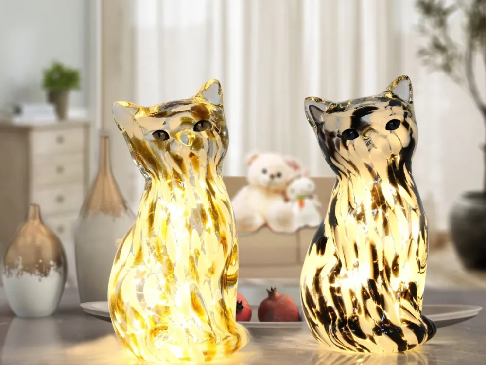 Hot Pixie Design Katt 22cm bordslampa