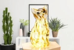 Best Pixie Design Katt 22cm bordslampa