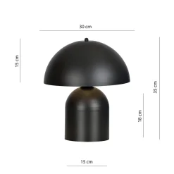 Sale Emibig Lighting Kava 35cm bordslampa Svart