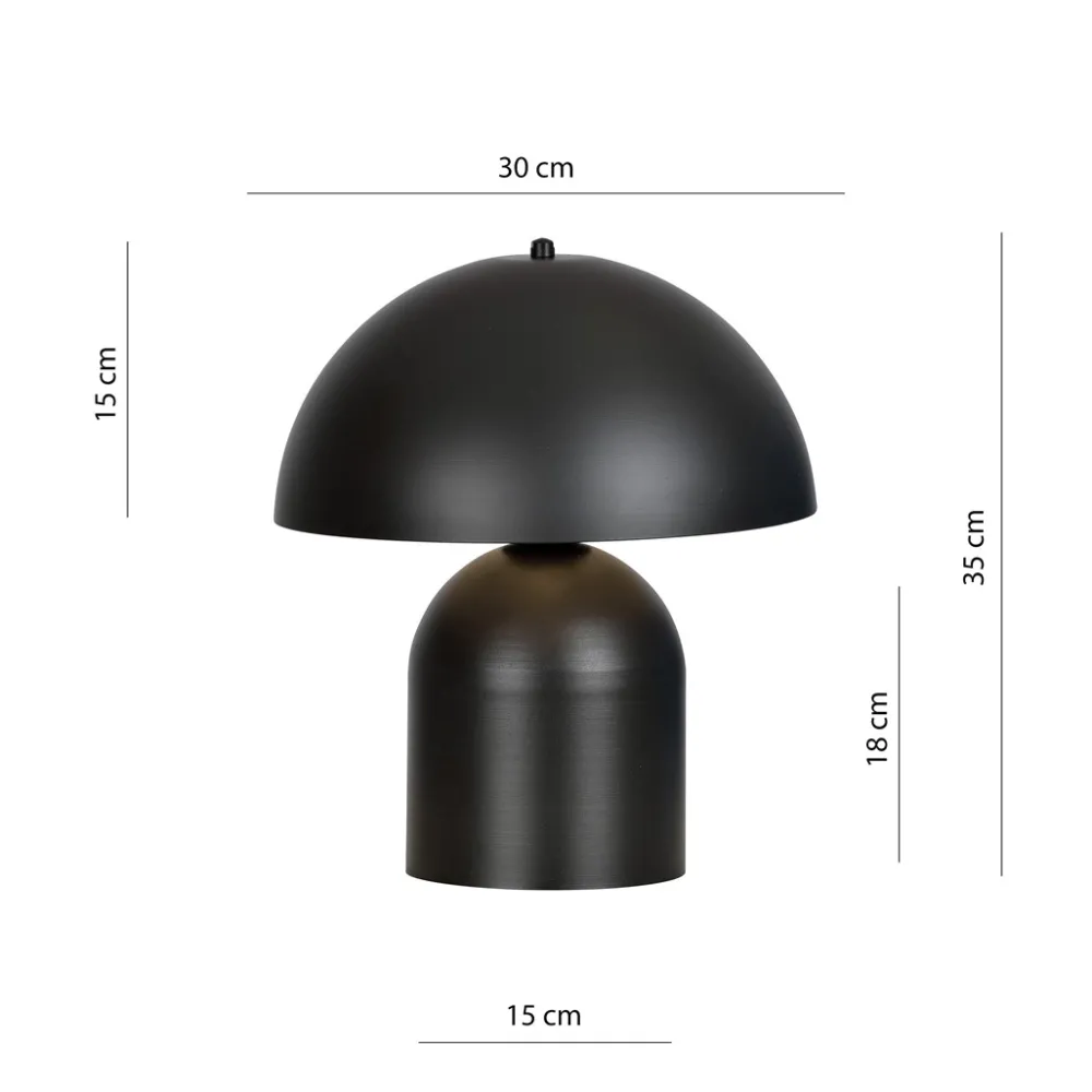 Sale Emibig Lighting Kava 35cm bordslampa Svart