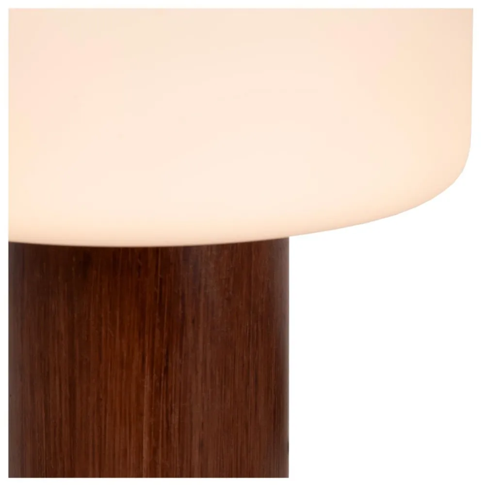 Discount Lucide Kenan 28cm bordslampa Trä