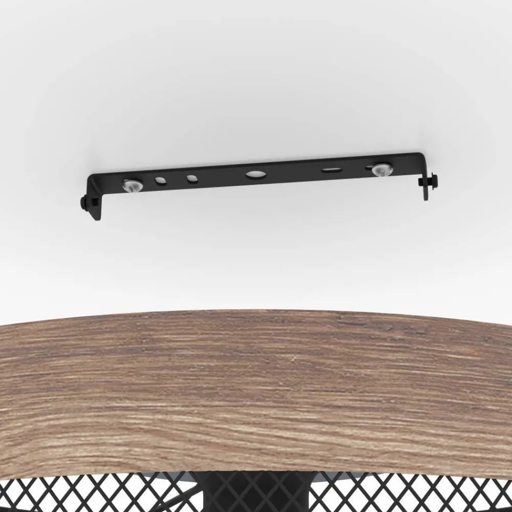 Discount Eglo Kilnsdale Ø38 plafond Svart