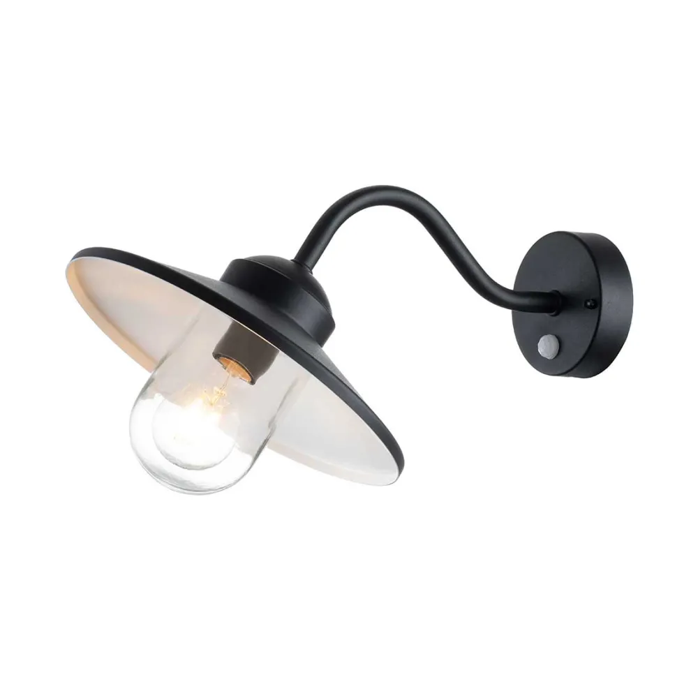Clearance Elstead Lighting Klampenborg Ø28 utelampa Svart