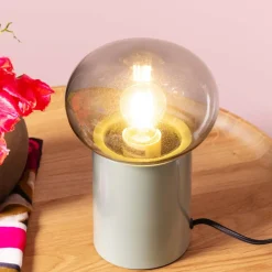 Online Brilliant Knut 22cm bordslampa Grön