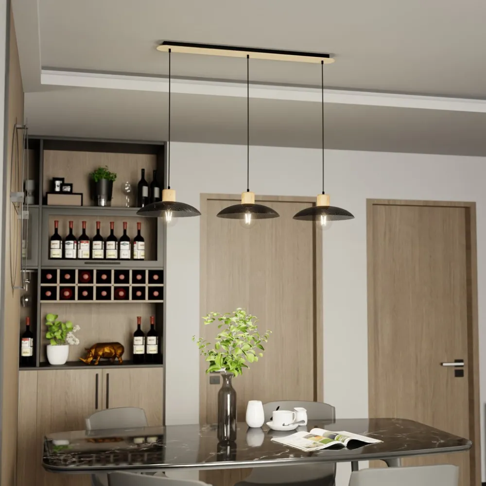 Online Emibig Lighting Kobe 90cm taklampa Svart