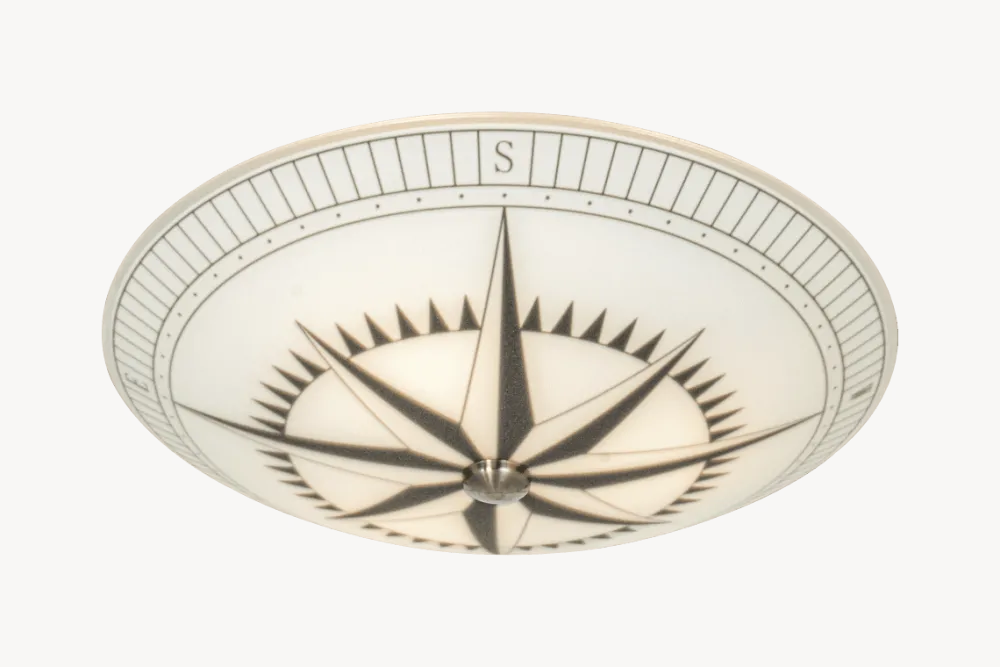 Hot Aneta Lighting Kompass Ø42 plafond Vit