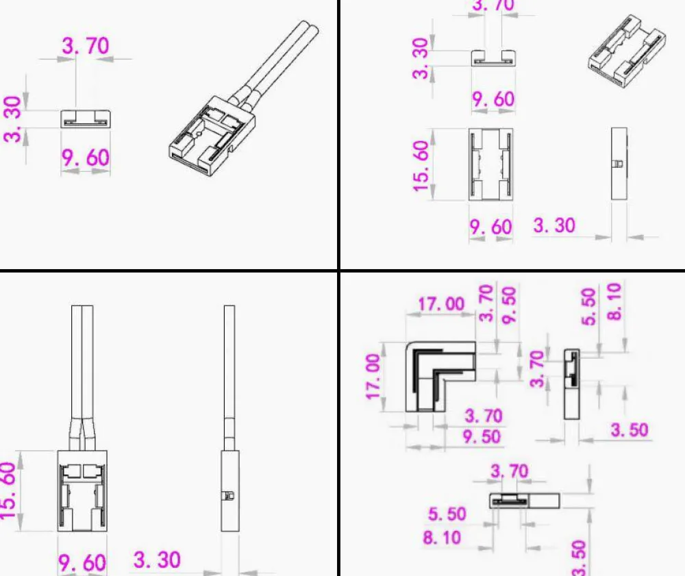 Online Designlight Kopplings-kit till Cobby 8mm