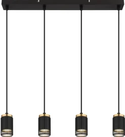 Outlet Globo Lighting Korben 60cm taklampa Svart
