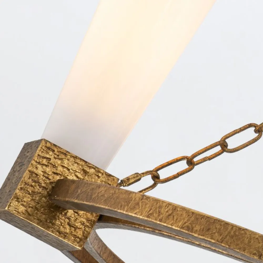 Hot Elstead Lighting Kristy Ø84 taklampa Guld