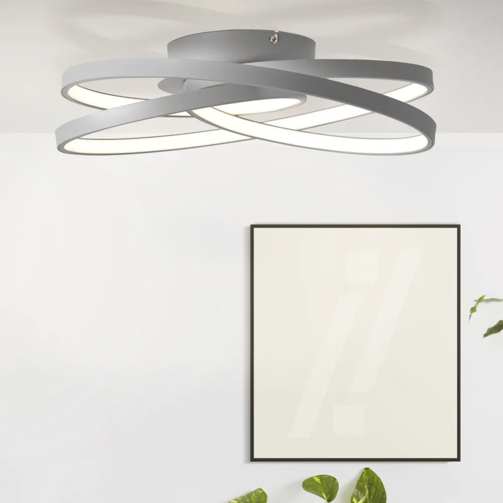 Online Brilliant Labyrinth Ø40 plafond Grå