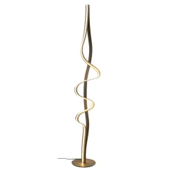 Hot Lucide Lambada golvlampa Mässing