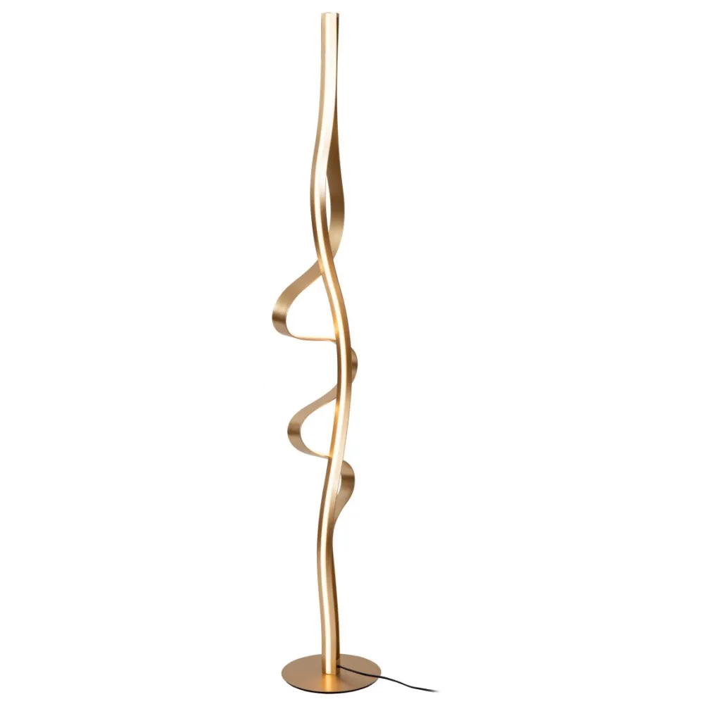 Discount Lucide Lambada golvlampa Guld
