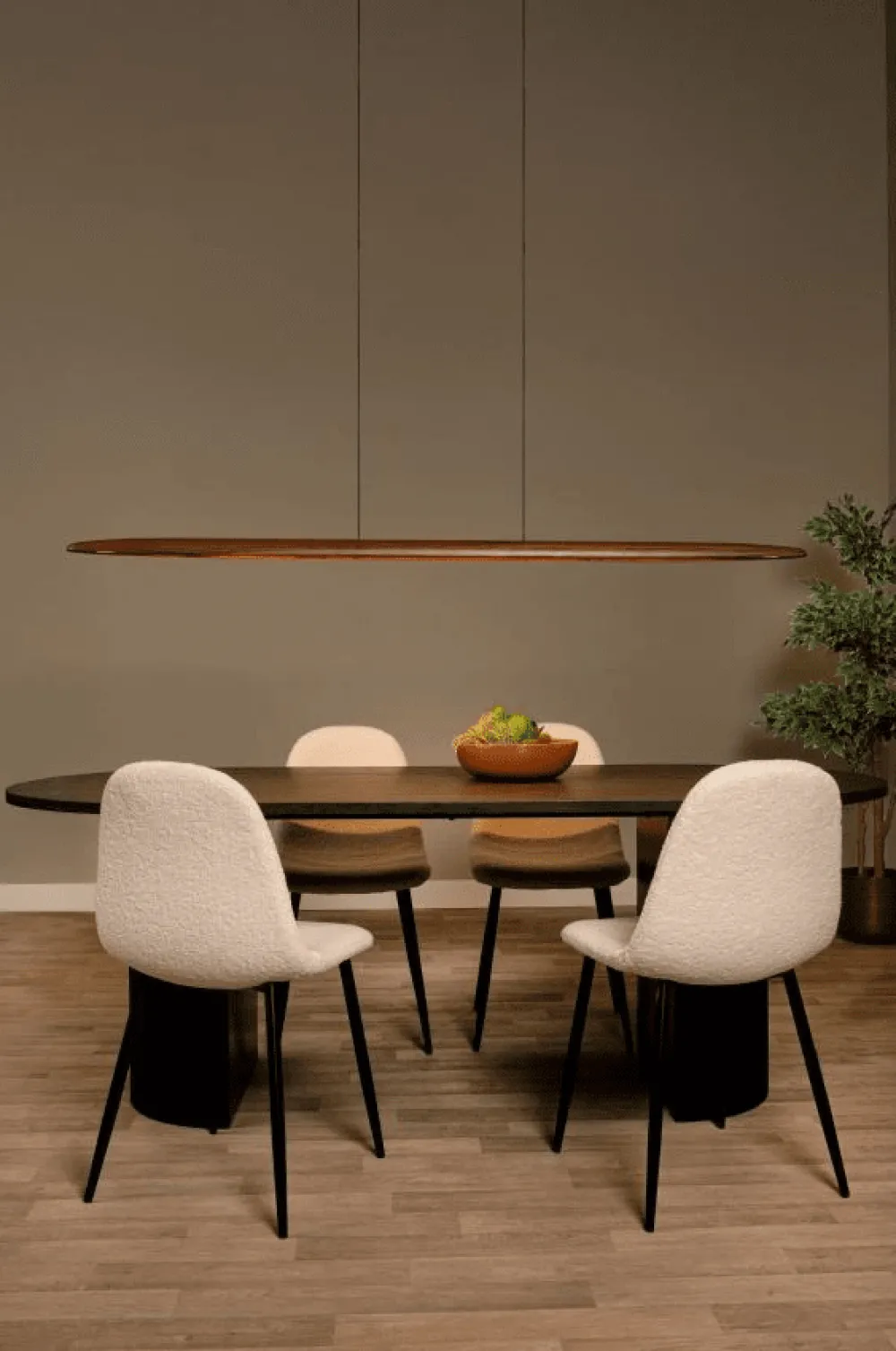 Discount Lucide Langholt 180cm taklampa Trä