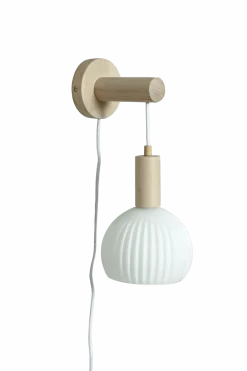 Best Aneta Lighting Lapponia 35cm vägglampa Vit