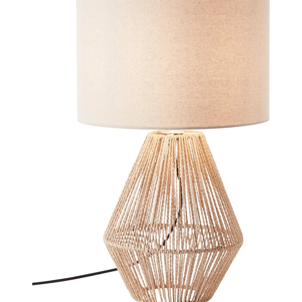 New Brilliant Laraine 52cm bordslampa Natur