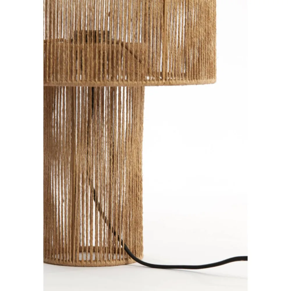 Best Light & Living Lavatera 43cm bordslampa Natur