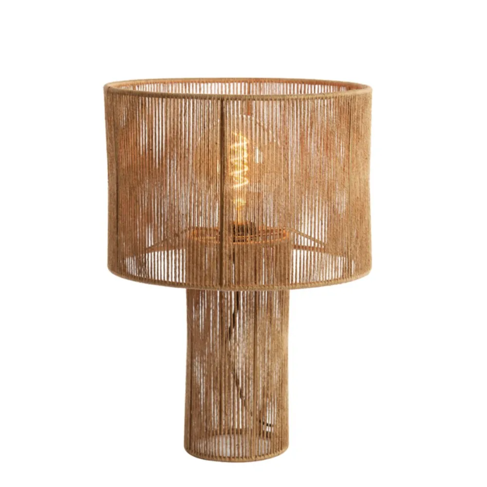 Light & Living Lavatera 50cm bordslampa Natur