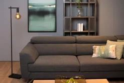 Clearance Lucide Leanne golvlampa Svart