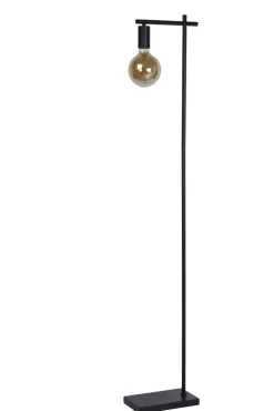 Clearance Lucide Leanne golvlampa Svart