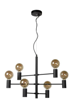 Clearance Lucide Leanne Ø65 taklampa Svart