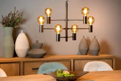 Clearance Lucide Leanne Ø65 taklampa Svart