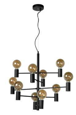 Outlet Lucide Leanne Ø65 taklampa Svart