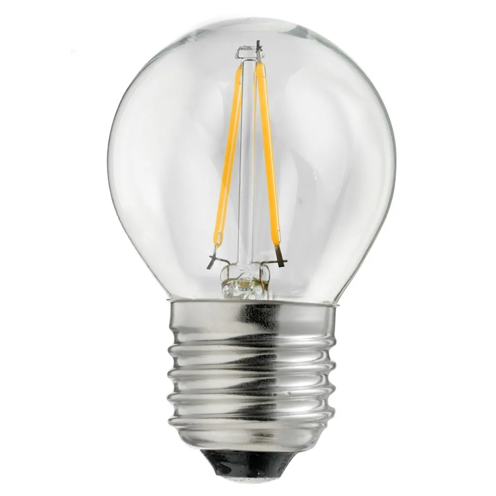 Outlet Unison LED E27 klot 0,8W 2700K Transparent