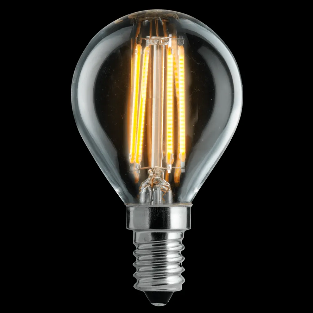 Unison LED E14 klot 4W 2700K dimbar Transparent