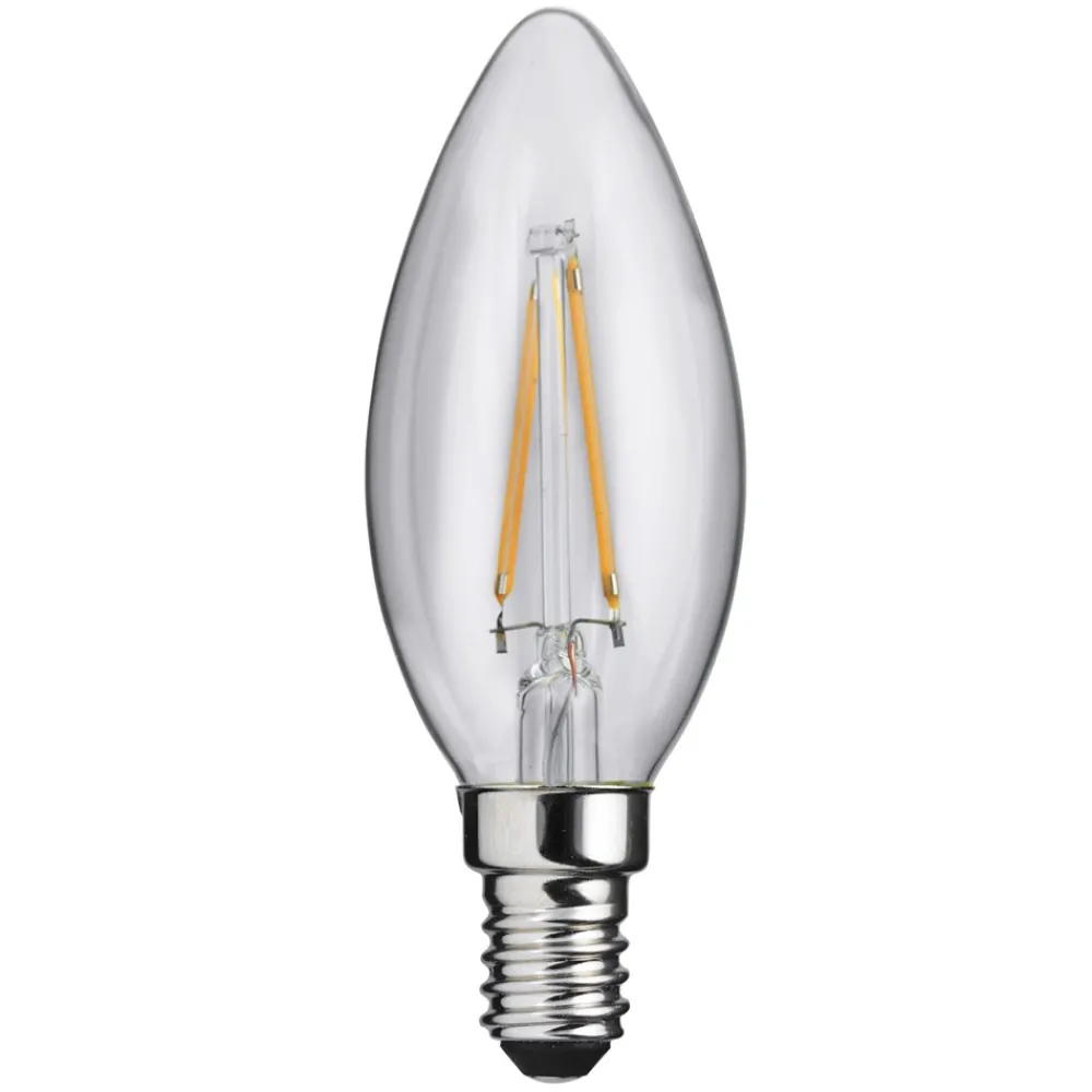 Outlet Unison LED E14 kronljus 2W 2700K Transparent
