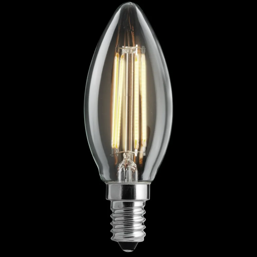 Online Unison LED E14 kronljus 4W 2700K dimbar Transparent