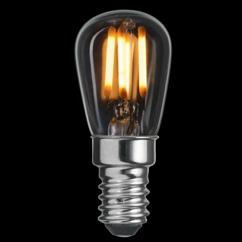 Unison LED E14 päron 3,3W 2200K dimbar Transparent