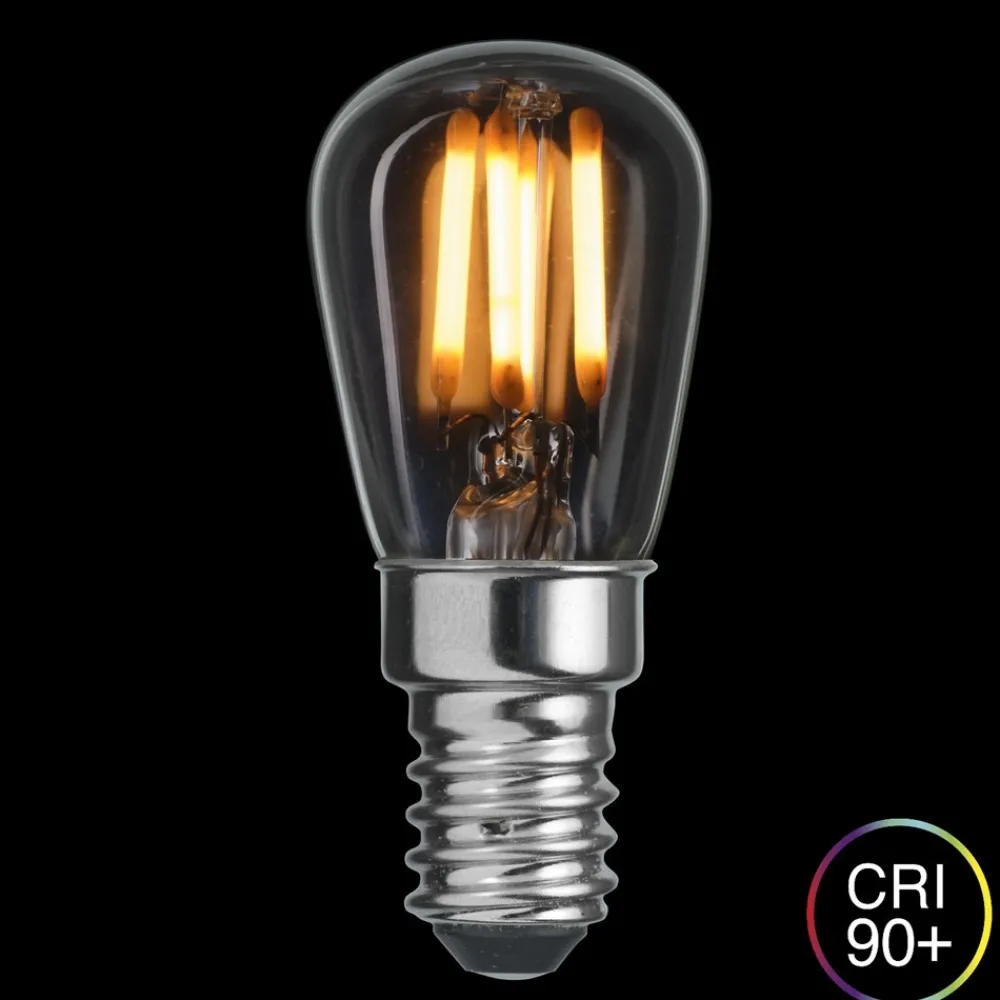Best Unison LED E14 päron 3,3W 2700K dimbar Transparent