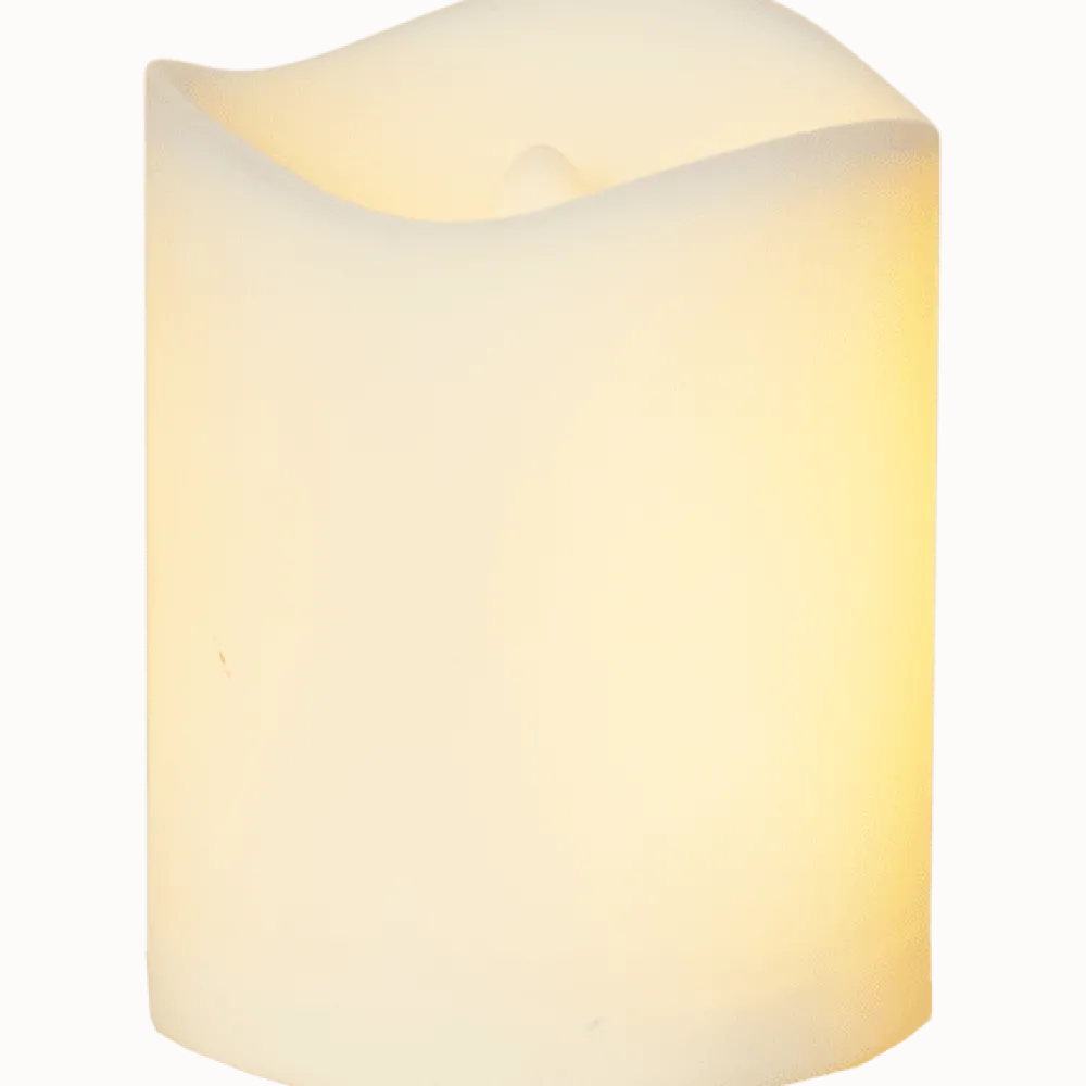 Hot Star Trading LED Gravljus Flame Vit