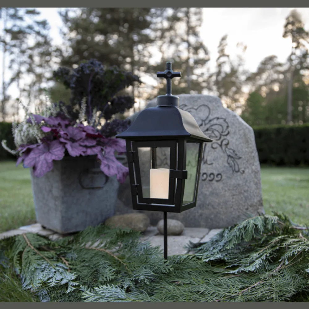 Hot Star Trading LED Gravljus Flame Vit