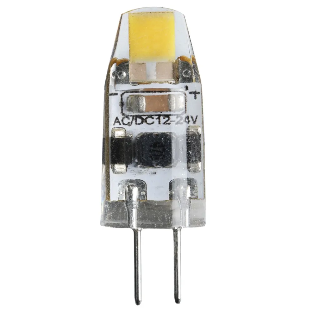Sale Unison LED G4 silikon 12V 1,1W 3000K dimbar Transparent