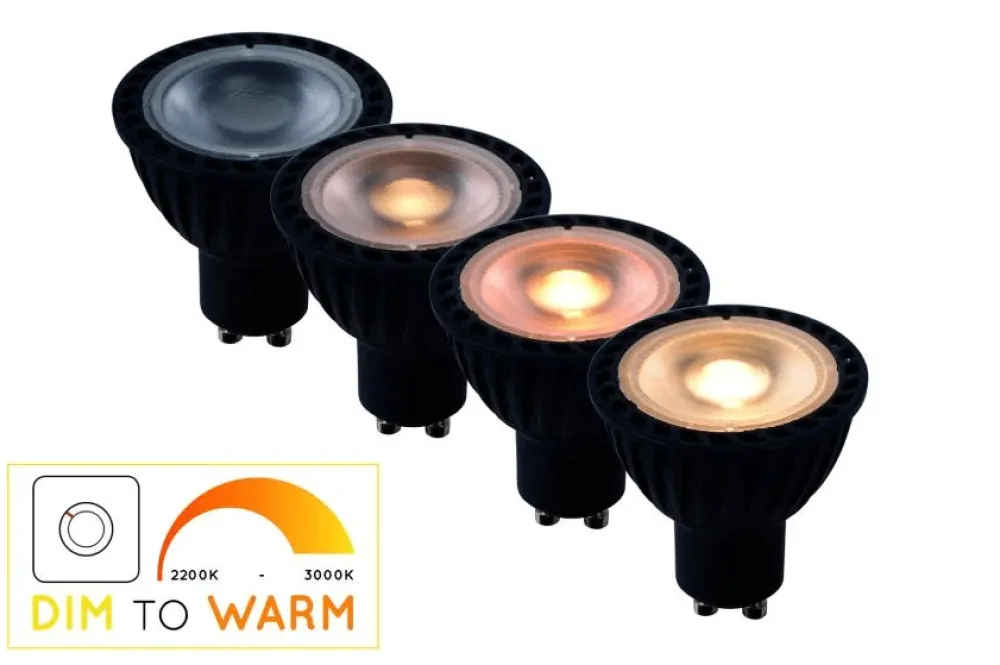 Discount Lucide LED GU10 5W Dim to warm