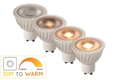 New Lucide LED GU10 5W Dim to warm