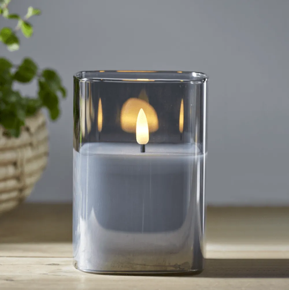Sale Star Trading LED Ljus Flamme Rökfärgad