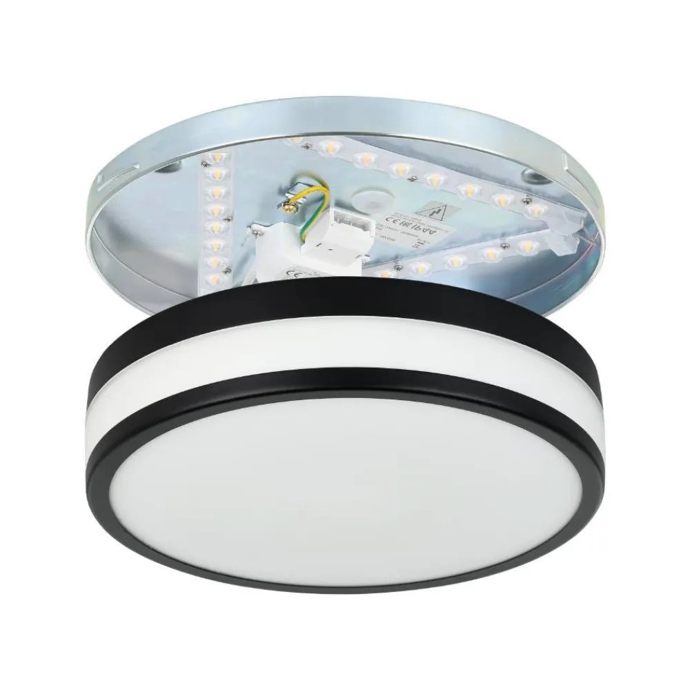 New Eglo Led Palermo Ø30 badrumslampa Svart