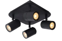 Online Lucide Lennert 22cm badrumslampa Svart